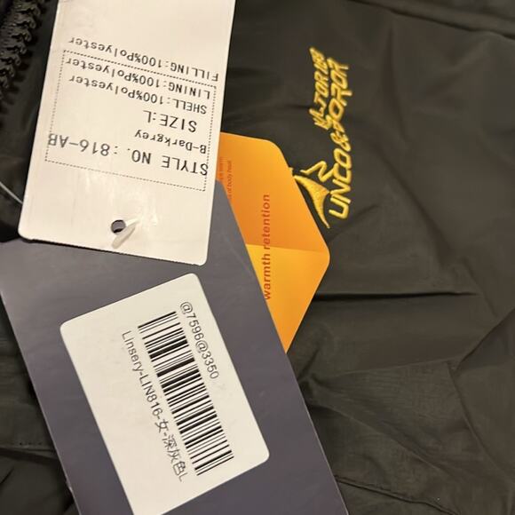 NWT NEW Moerdeng Men's Windbreaker Jacket Black Large‎ Long Sleeve Waterproof - Picture 8 of 15